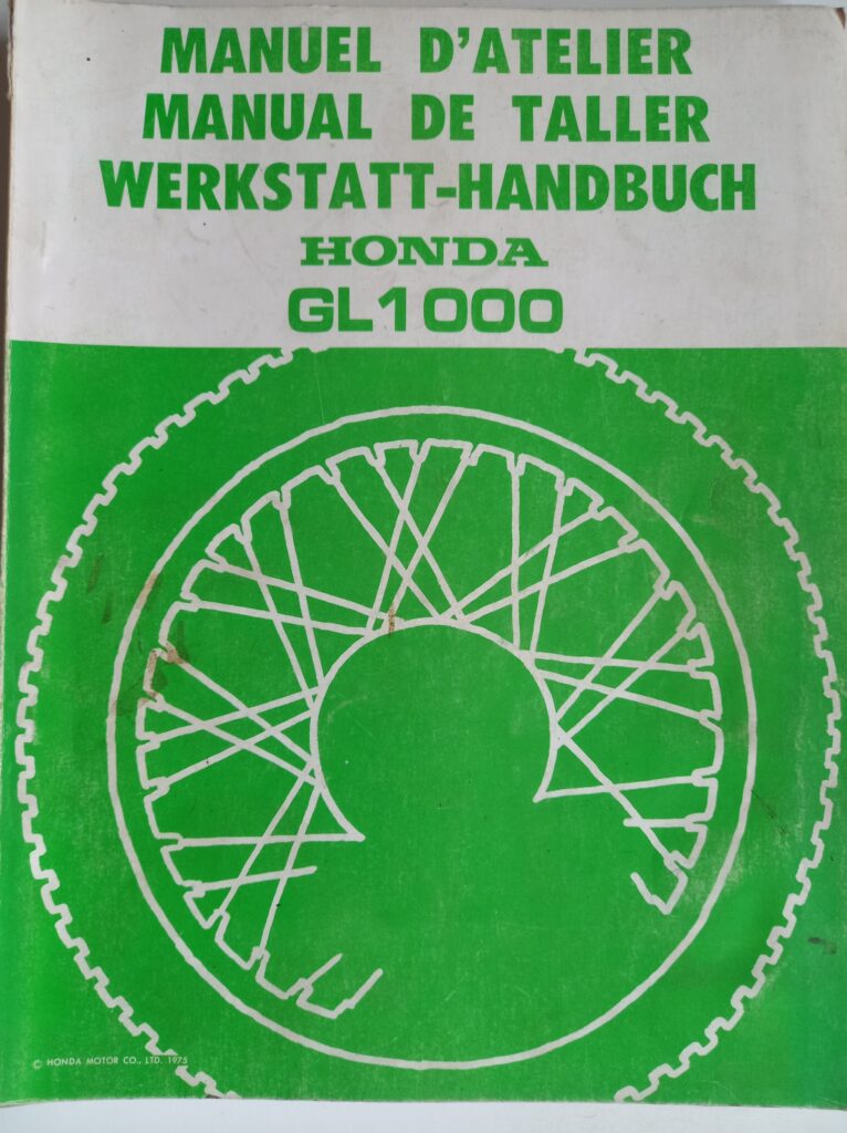 Werkstatthandbuch Honda GL 1000 (247 Seiten, französisch, spanisch, deutsch)